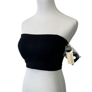 NEW Truekind Convertible Strapless Bandeau Bra Size Medium Black‎
